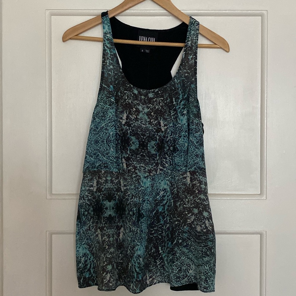 Vena Cava silk tank